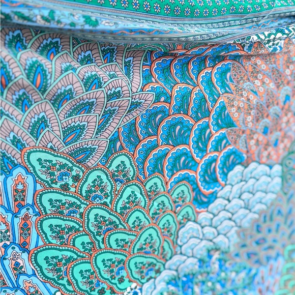 Colorful Patterned Maxi Dress - Picture 2 of 8